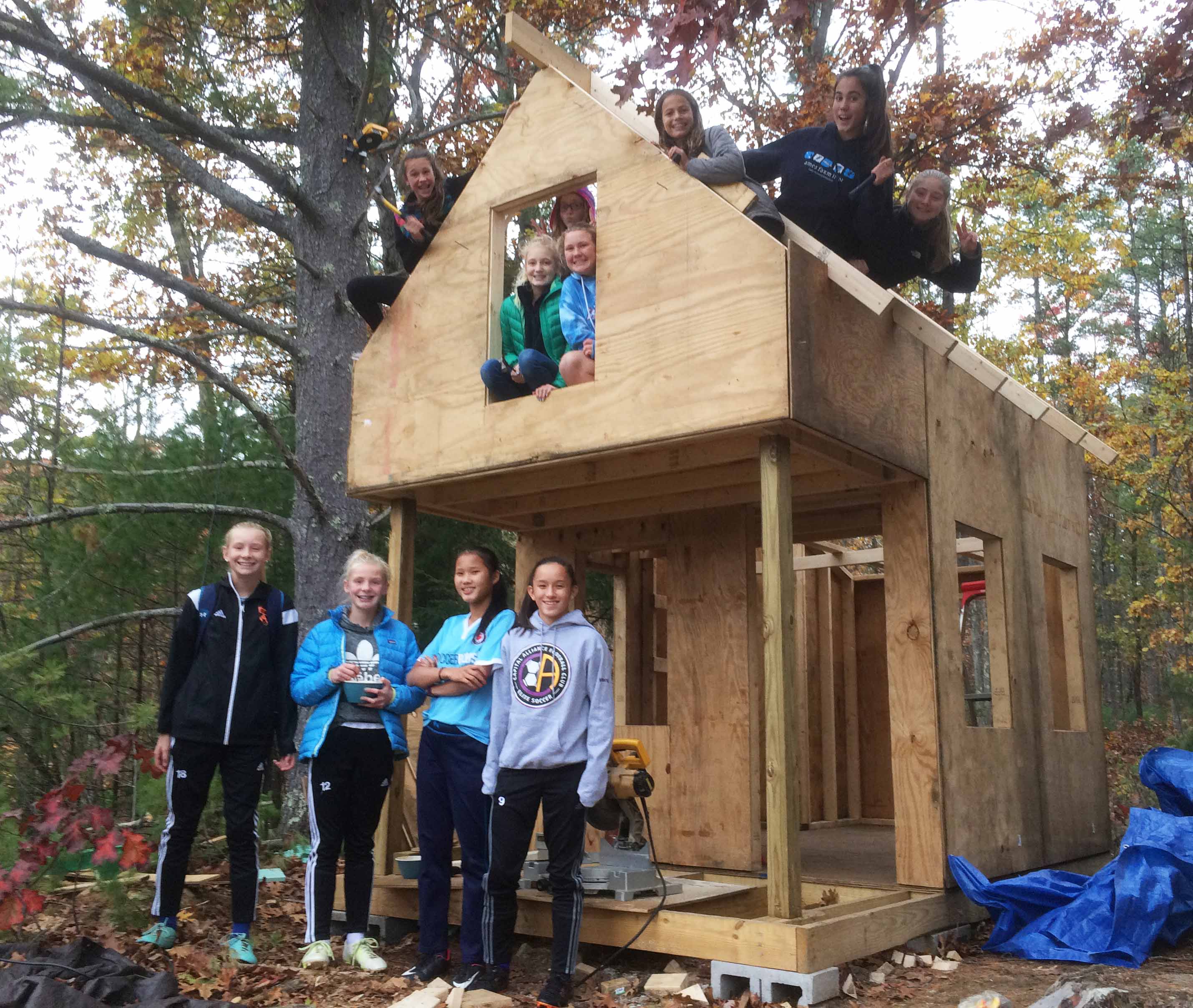 Projet de construction de filles de l'&eacute;cole Shaker Road